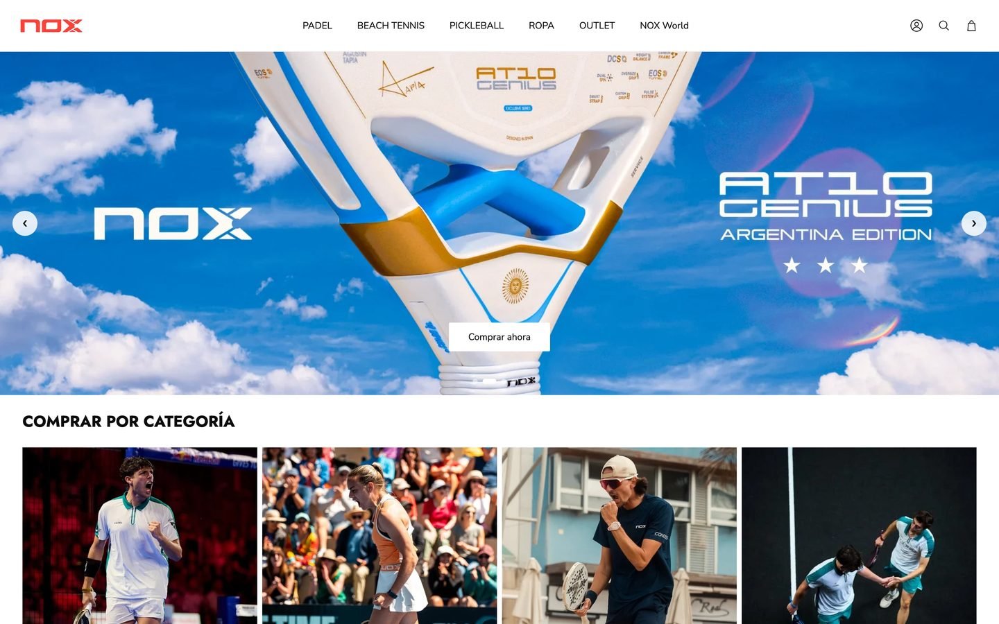 Sitio web de NOX CENTROAMÉRICA
